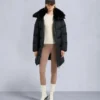 Belle Dune Long Shearling Trim Puffer Belle Dune Long Shearling Trim Puffer