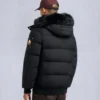 Bomber con ribete de piel de oveja Nyluxe Stagg de la serie Gold Bomber con ribete de piel de oveja Nyluxe Stagg de la serie Gold