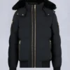 Bomber con ribete de piel de oveja Nyluxe Stagg de la serie Gold Bomber con ribete de piel de oveja Nyluxe Stagg de la serie Gold