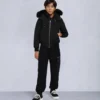 Bomber unisex para niños con ribete de piel de oveja original Bomber unisex para niños con ribete de piel de oveja original