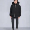Bomber unisex para niños con ribete de piel de oveja original Bomber unisex para niños con ribete de piel de oveja original