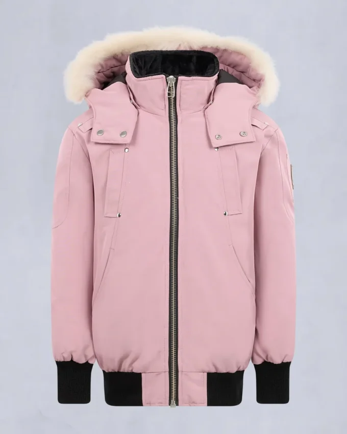 Bomber unisex para niños con ribete de piel de oveja original Bomber unisex para niños con ribete de piel de oveja original