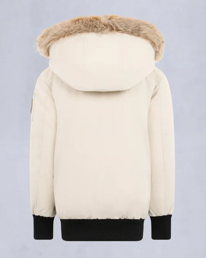 Bomber unisex para niños con ribete de piel de oveja original Bomber unisex para niños con ribete de piel de oveja original