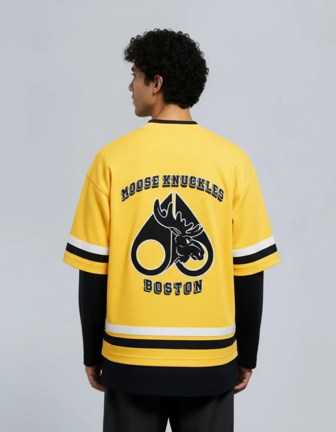 Camiseta Nhl X Moose Knuckles Bruins Camiseta Nhl X Moose Knuckles Bruins