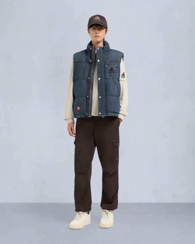 Chaleco acolchado Evisu X Moose Denim Everest Chaleco acolchado Evisu X Moose Denim Everest