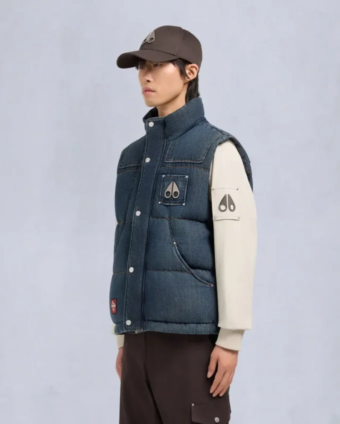 Chaleco acolchado Evisu X Moose Denim Everest Chaleco acolchado Evisu X Moose Denim Everest