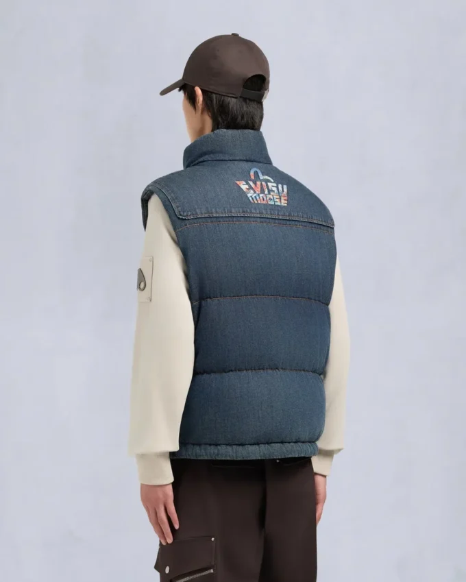 Chaleco acolchado Evisu X Moose Denim Everest Chaleco acolchado Evisu X Moose Denim Everest