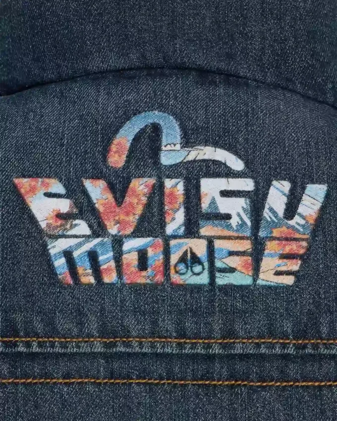 Chaleco acolchado Evisu X Moose Denim Everest Chaleco acolchado Evisu X Moose Denim Everest