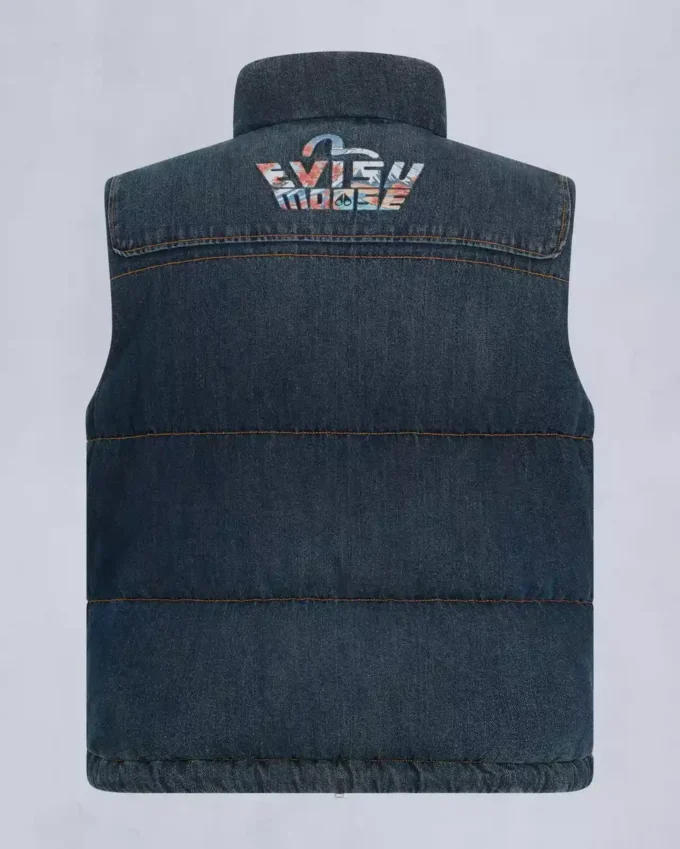 Chaleco acolchado Evisu X Moose Denim Everest Chaleco acolchado Evisu X Moose Denim Everest