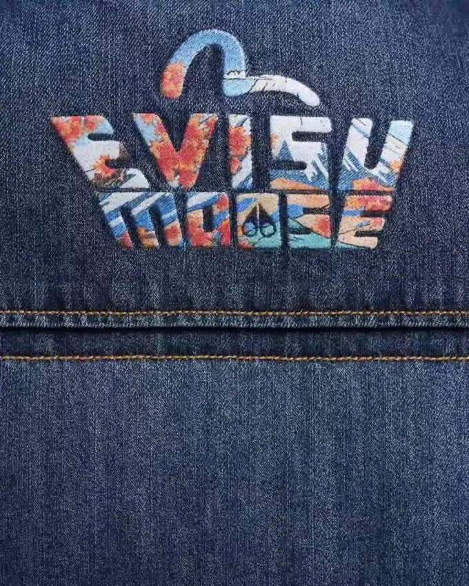 Chaleco acolchado Evisu X Moose Denim Everest Chaleco acolchado Evisu X Moose Denim Everest