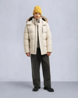 Chaqueta 3Q con ribete de piel de oveja Cloud