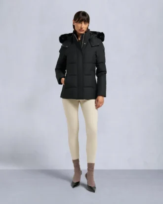 Chaqueta 3Q con ribete de piel de oveja Cloud