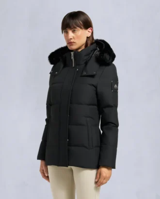 Chaqueta 3Q con ribete de piel de oveja Cloud