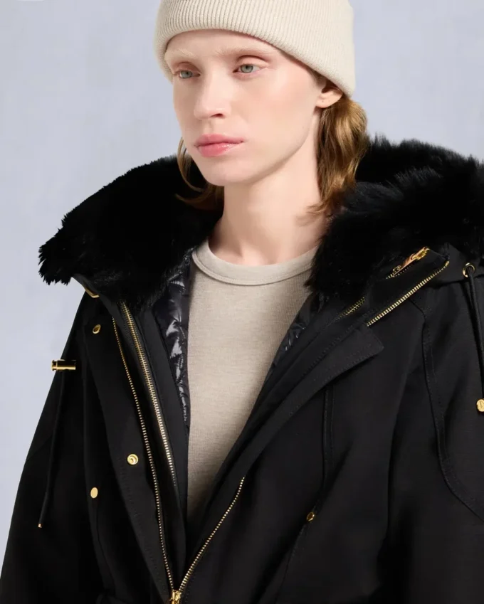 Chaqueta 3Q con ribete de piel de oveja Nova de la serie Gold Chaqueta 3Q con ribete de piel de oveja Nova de la serie Gold