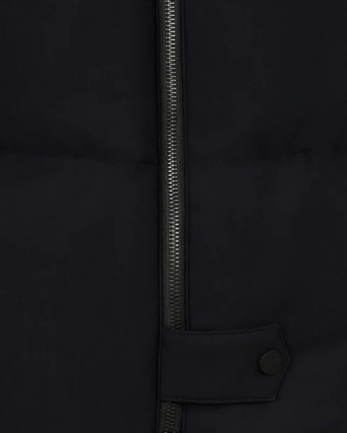 Chaqueta 3Q con ribete de piel de oveja Nyluxe Chelia Chaqueta 3Q con ribete de piel de oveja Nyluxe Chelia