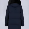 Chaqueta 3Q con ribete de piel de oveja Nyluxe Chelia Chaqueta 3Q con ribete de piel de oveja Nyluxe Chelia