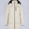 Chaqueta 3Q con ribete de piel de oveja Nyluxe Chelia Chaqueta 3Q con ribete de piel de oveja Nyluxe Chelia