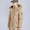 Chaqueta 3Q con ribete de piel de oveja original Chaqueta 3Q con ribete de piel de oveja original