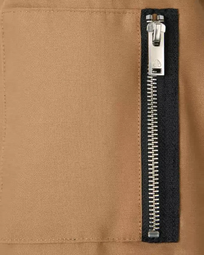 Chaqueta 3Q con ribete de piel de oveja original Chaqueta 3Q con ribete de piel de oveja original