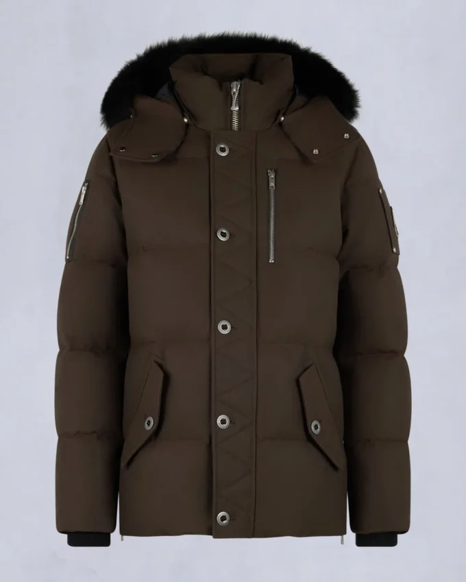 Chaqueta 3Q con ribete de piel de oveja original Chaqueta 3Q con ribete de piel de oveja original
