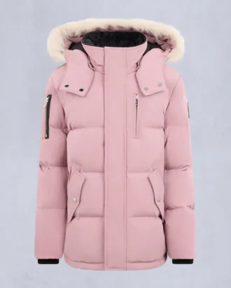 Chaqueta 3Q original con ribete de piel de oveja unisex para niños