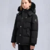Chaqueta 3Q original con ribete de piel de oveja unisex para niños Chaqueta 3Q original con ribete de piel de oveja unisex para niños