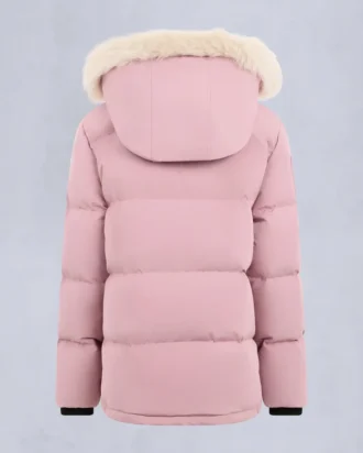 Chaqueta 3Q original con ribete de piel de oveja unisex para niños