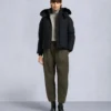 Chaqueta acolchada con ribete de piel de oveja Nyluxe Misti Chaqueta acolchada con ribete de piel de oveja Nyluxe Misti
