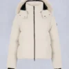 Chaqueta acolchada con ribete de piel de oveja Nyluxe Misti Chaqueta acolchada con ribete de piel de oveja Nyluxe Misti