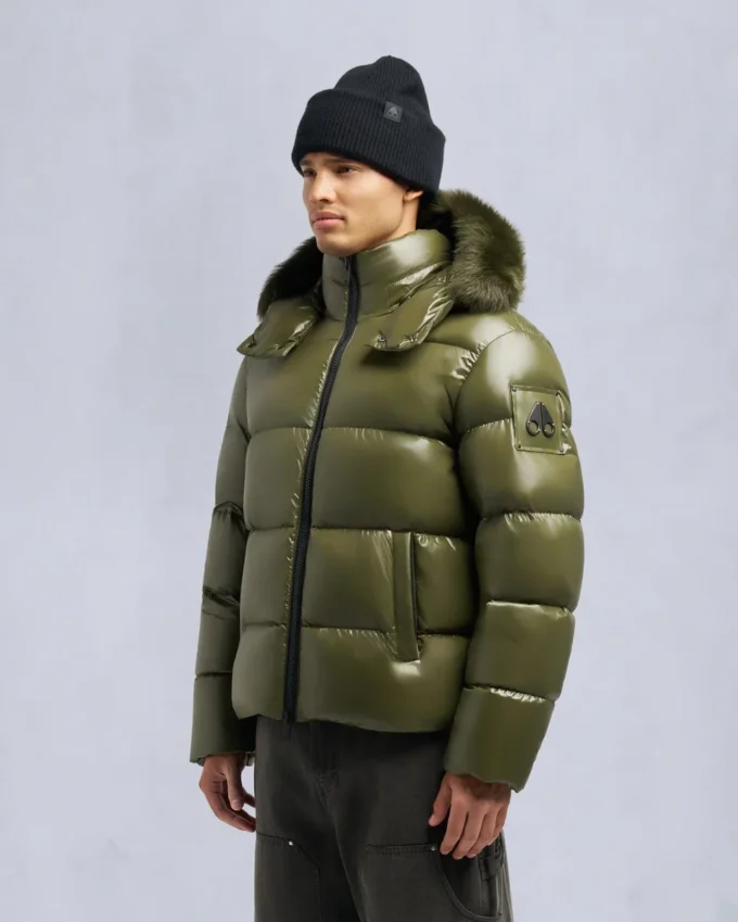 Chaqueta acolchada Kings con ribete de piel de oveja Chaqueta acolchada Kings con ribete de piel de oveja