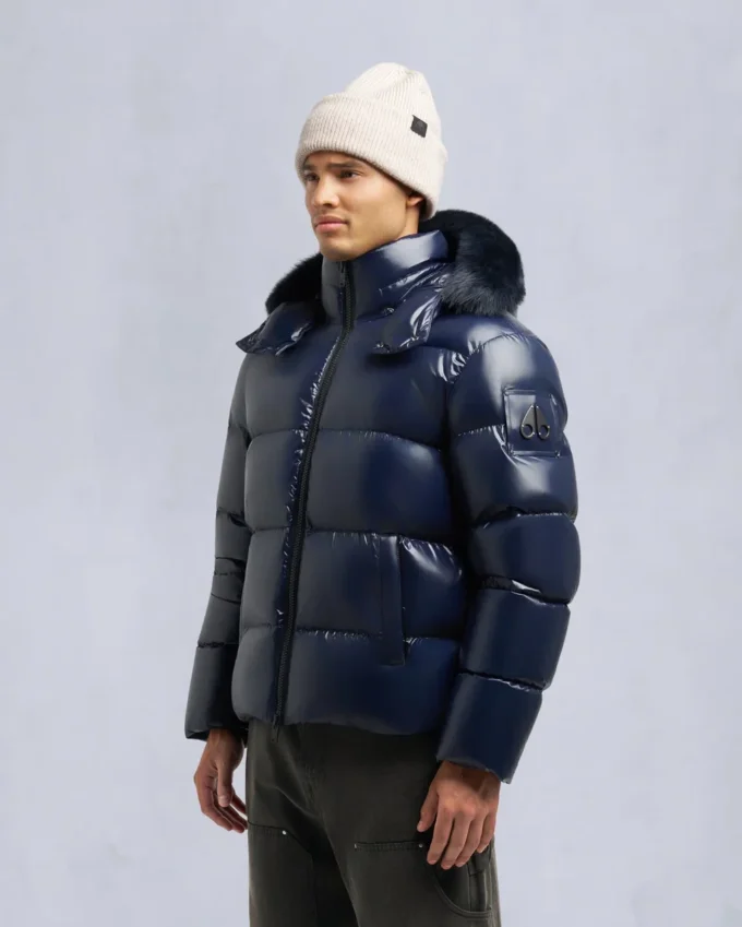 Chaqueta acolchada Kings con ribete de piel de oveja Chaqueta acolchada Kings con ribete de piel de oveja