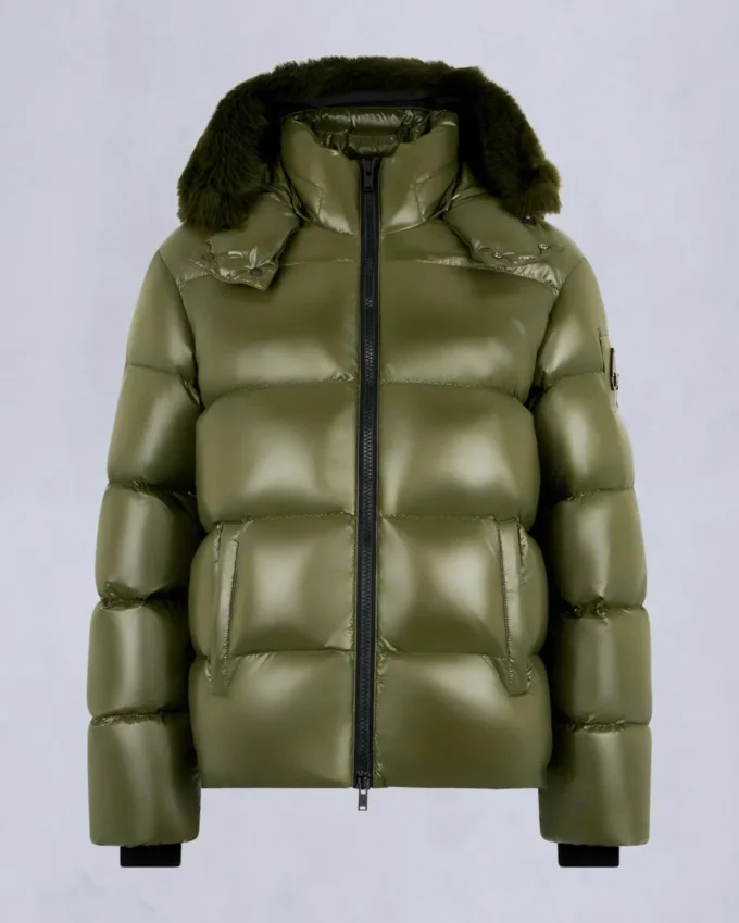 Chaqueta acolchada Kings con ribete de piel de oveja Chaqueta acolchada Kings con ribete de piel de oveja