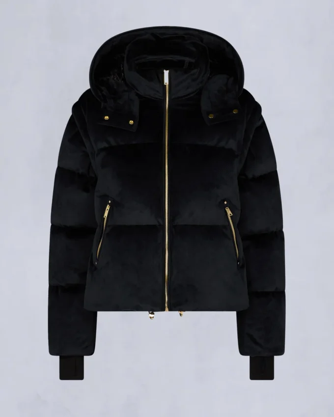 Chaqueta acolchada Misti Velour de la serie Gold