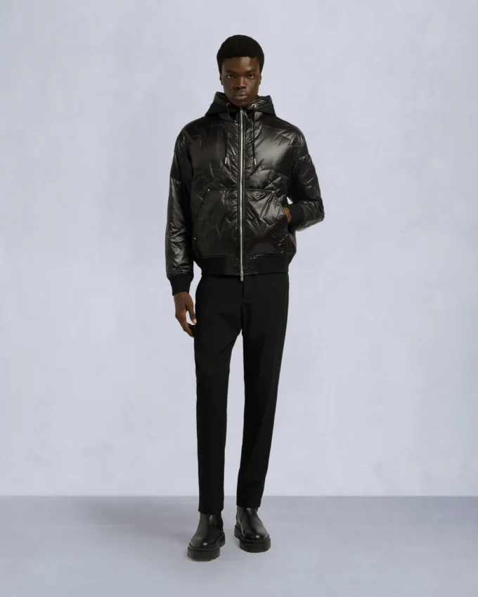 Chaqueta bomber acolchada Leaf
