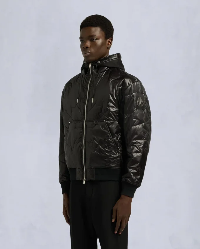 Chaqueta bomber acolchada Leaf
