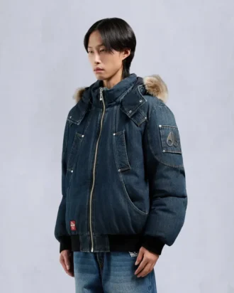 Chaqueta bomber balística Evisu X Moose Denim