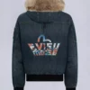 Chaqueta bomber balística Evisu X Moose Denim Chaqueta bomber balística Evisu X Moose Denim