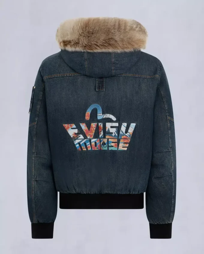 Chaqueta bomber balística Evisu X Moose Denim Chaqueta bomber balística Evisu X Moose Denim