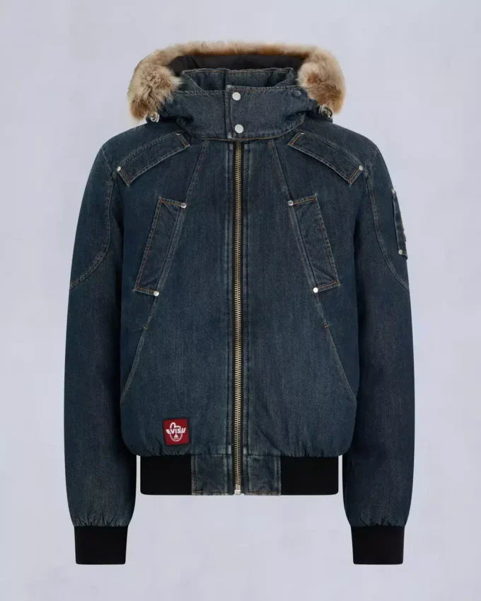 Chaqueta bomber balística Evisu X Moose Denim Chaqueta bomber balística Evisu X Moose Denim