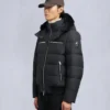 Chaqueta bomber con ribete de piel de oveja Chaqueta bomber con ribete de piel de oveja