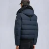 Chaqueta bomber con ribete de piel de oveja Chaqueta bomber con ribete de piel de oveja