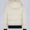 Chaqueta bomber con ribete de piel de oveja Chaqueta bomber con ribete de piel de oveja