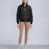 Chaqueta bomber con ribete de piel de oveja Chaqueta bomber con ribete de piel de oveja