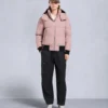 Chaqueta bomber con ribete de piel de oveja Chaqueta bomber con ribete de piel de oveja