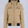 Chaqueta bomber con ribete de piel de oveja Chaqueta bomber con ribete de piel de oveja