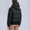 Chaqueta bomber con ribete de piel de oveja Chaqueta bomber con ribete de piel de oveja