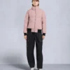 Chaqueta bomber con ribete de piel de oveja Chaqueta bomber con ribete de piel de oveja