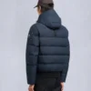 Chaqueta bomber con ribete de piel de oveja Chaqueta bomber con ribete de piel de oveja