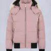 Chaqueta bomber con ribete de piel de oveja Chaqueta bomber con ribete de piel de oveja