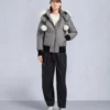 Chaqueta bomber con ribete de piel de oveja Debbie original Chaqueta bomber con ribete de piel de oveja Debbie original